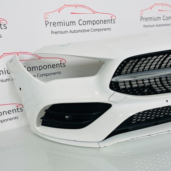 Mercedes Cla Front Bumper Genuine White A118 Amg Shooting Brake 2018 – 2023 Ah92 Mercedes Cla Front Bumper Genuine White A118 Amg Shooting Brake 2018 – 2023 Ah92