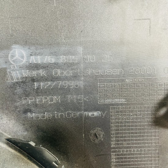 Mercedes A Class Front Bumper Genuine Grey W176 Se 2012 - 2015 [an88]