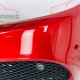 Mercedes C Class Front Bumper Skin Genuine Red W205 Amg Line 2014 - 2018 [an4]