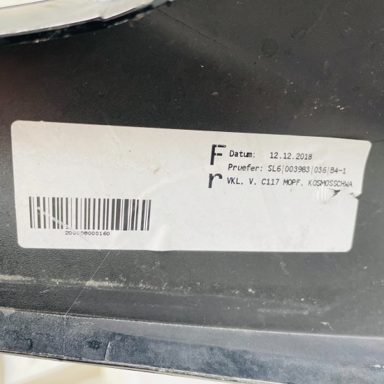 Mercedes Cla Front Bumper Genuine Black C117 Se Face Lift 2016 – 2019 [ao68]