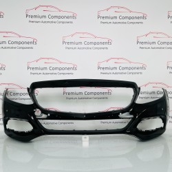 Mercedes C Class Front Bumper Genuine Black W205 Se 2014 - 2018 [ao105]