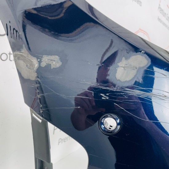 Mercedes C Class Front Bumper Genuine Blue W205 Amg Face Lift 2019 - 2022 [al58]