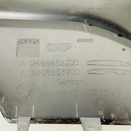 Mercedes B Class Diffuser Rear Bumper Genuine Black W246 Trim 2015 - 2019 [za1]