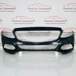 Mercedes C Class Front Bumper Genuine Grey W205 Se 2014 - 2018 [an100]