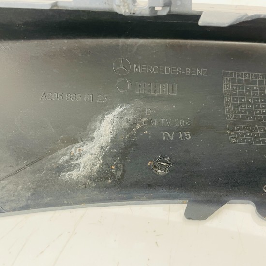 Mercedes C Class Front Bumper Genuine Grey W205 Se 2014 - 2018 [an100]