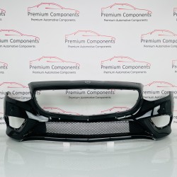 Mercedes Slc Front Bumper Genuine Black R172 Sport With Grill 2016 - 2019 [an22]