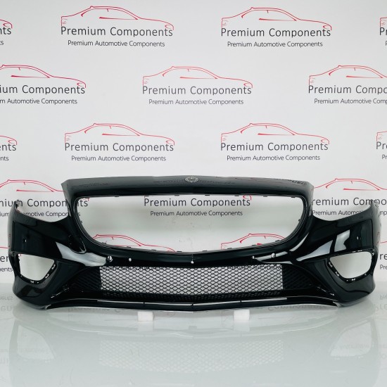 Mercedes Slc Front Bumper Genuine Black R172 Sport With Grill 2016 - 2019 [an22]