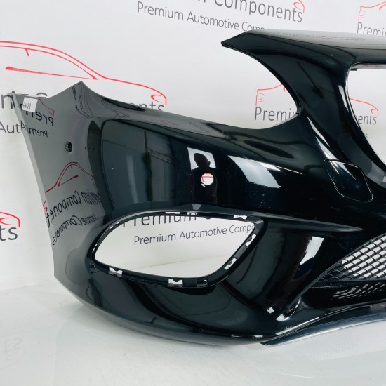 Mercedes Slc Front Bumper Genuine Black R172 Sport With Grill 2016 - 2019 [an22]