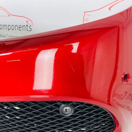 Mercedes C Class W205 Amg Line Front Bumper Genuine Red 2014 - 2018 [an4]