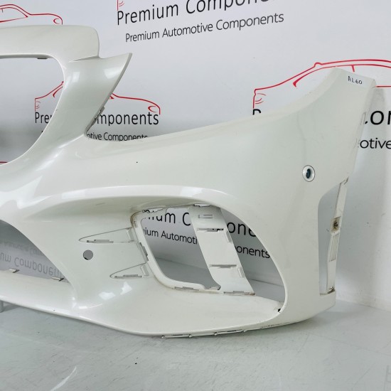 Mercedes C Class Front Bumper W205 C43 Amg Genuine White 2019 - 2022 [al60]