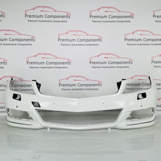 Mercedes C Class Front Bumper W204 Genuine White 2010 - 2014 [ap53]