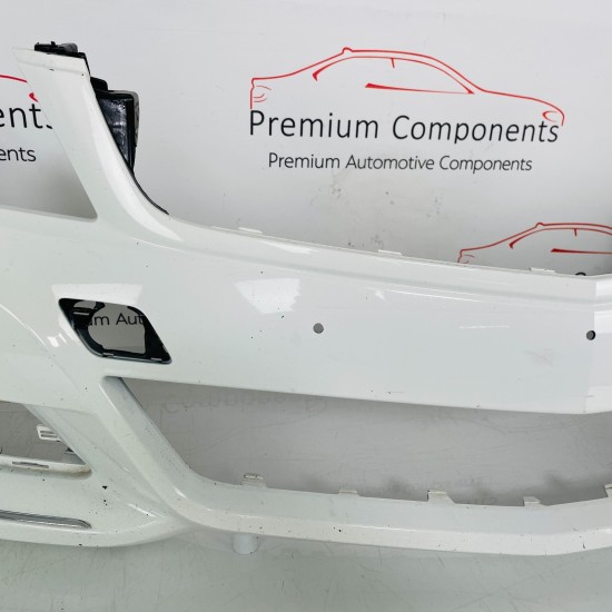 Mercedes C Class Front Bumper W204 Genuine White 2010 - 2014 [ap53]