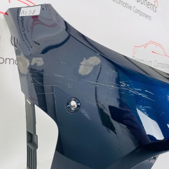 Mercedes C Class Front Bumper W205 Genuine Blue Amg Face Lift 2019 - 2022 [al58]