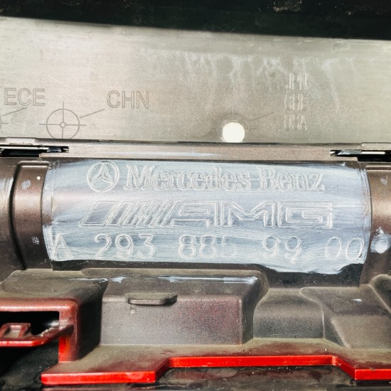 Mercedes Eqc Front Bumper Amg Sport A293 Genuine Red 2020 - 2024 [ap97]