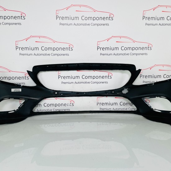Mercedes C Class Front Bumper W205 Sport Face Lift Genuine Black 2019 - 2022 Mercedes C Class Front Bumper W205 Sport Face Lift Genuine Black 2019 - 2022