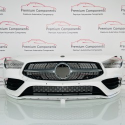 Mercedes Cla Front Bumper Genuine White A118 Amg Shooting Brake 2018 – 2023 Ah92