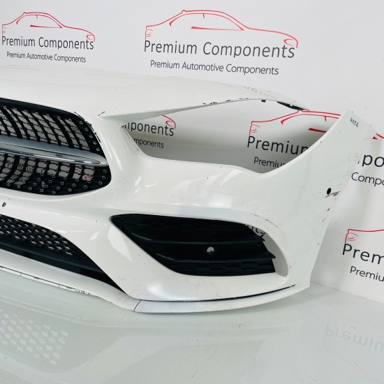 Mercedes Cla Front Bumper Genuine White A118 Amg Shooting Brake 2018 – 2023 Ah92 Mercedes Cla Front Bumper Genuine White A118 Amg Shooting Brake 2018 – 2023 Ah92