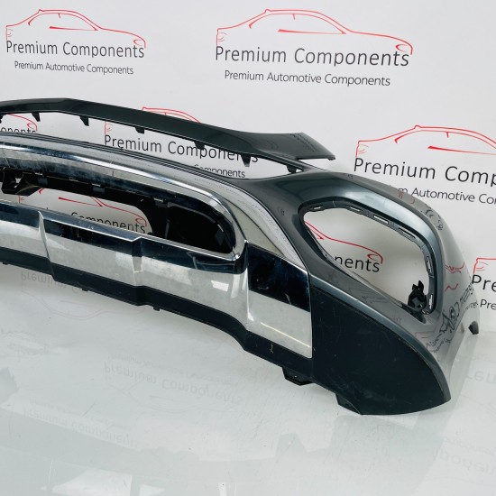 Mercedes Gle Front Bumper Genuine Grey A166 With Trim 2015 - 2019 [an34]