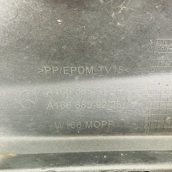 Mercedes Gle Front Bumper Genuine Grey A166 With Trim 2015 - 2019 [an34]