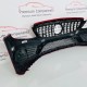 Mercedes C Class W205 Amg Line Front Bumper Genuine Red 2014 - 2018 [an4]