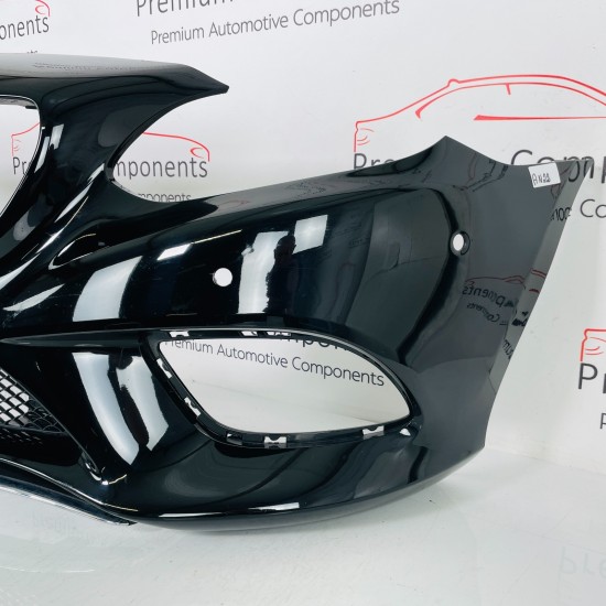 Mercedes Slc Front Bumper Genuine Black R172 Sport With Grill 2016 - 2019 [an22]