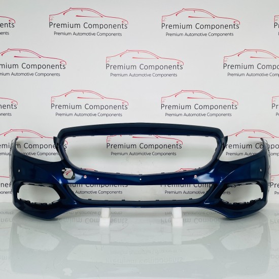Mercedes C Class Front Bumper Genuine Blue W205 Se 2014 - 2018 [an37]