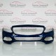 Mercedes C Class Front Bumper Genuine Blue W205 Se 2014 - 2018 [an37]