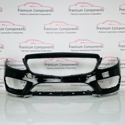 Mercedes C Class Front Bumper W205 Amg Line Genuine Black 2014 - 2018 [as35]