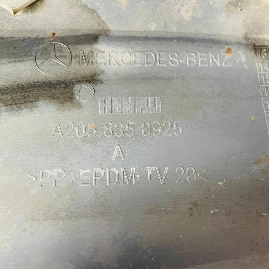 Mercedes C Class Front Bumper W205 Amg Line Genuine Black 2014 - 2018 [as35]