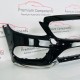 Mercedes C Class Front Bumper W205 Amg Line Genuine Black 2014 - 2018 [as35]