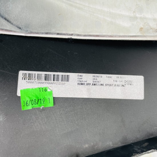 Mercedes Gle Rear Bumper Amg Line V167 Genuine Black A1678851103 | 2019 - 2023