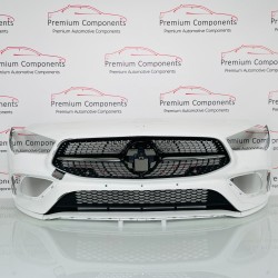 Mercedes Cla Front Bumper Genuine White A118 Amg Shooting Brake 2018 –2023 Ah111