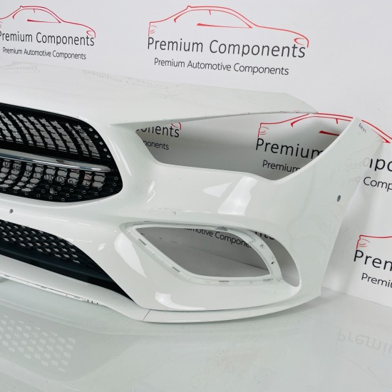 Mercedes Cla Front Bumper Genuine White A118 Amg Shooting Brake 2018 –2023 Ah111