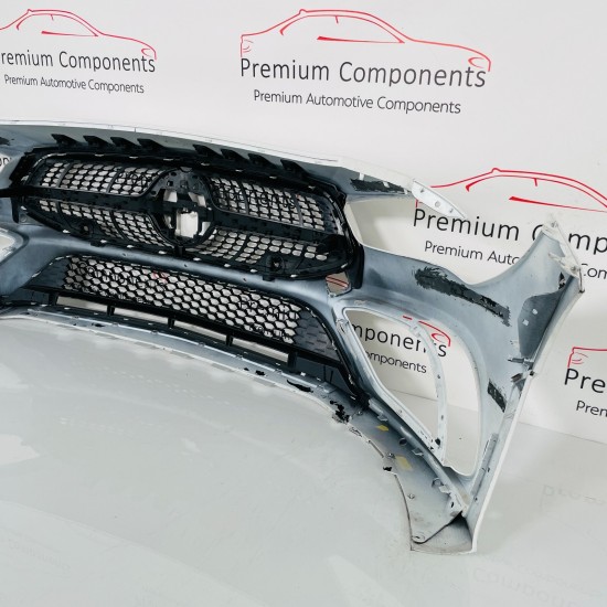 Mercedes Cla Front Bumper Genuine White A118 Amg Shooting Brake 2018 –2023 Ah111