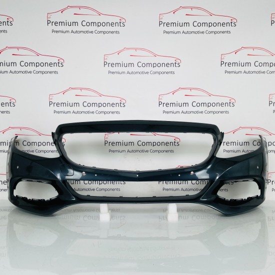 Mercedes C Class Front Bumper Genuine Grey W205 Se 2014 - 2018 [an18]
