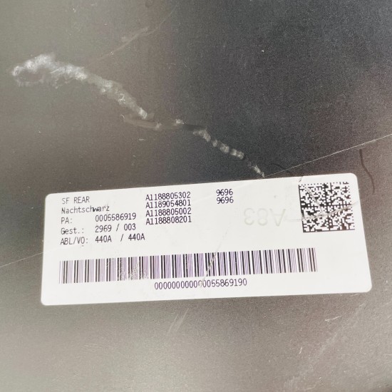 Mercedes Cla Rear Bumper A118 Amg Genuine Black A1188855002 | 2018 – 2023 [ar106