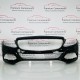 Mercedes C Class Front Bumper W205 Se Genuine Black A2058850125 2014-2018 [au32]