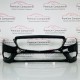 Mercedes C Class Front Bumper W205 Sport Facelift Genuine Black 2019-2022 [au126