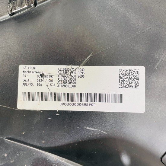 Mercedes Cla Front Bumper Genuine Black A118 Amg Shooting Brake 2019-2023 [aw87]