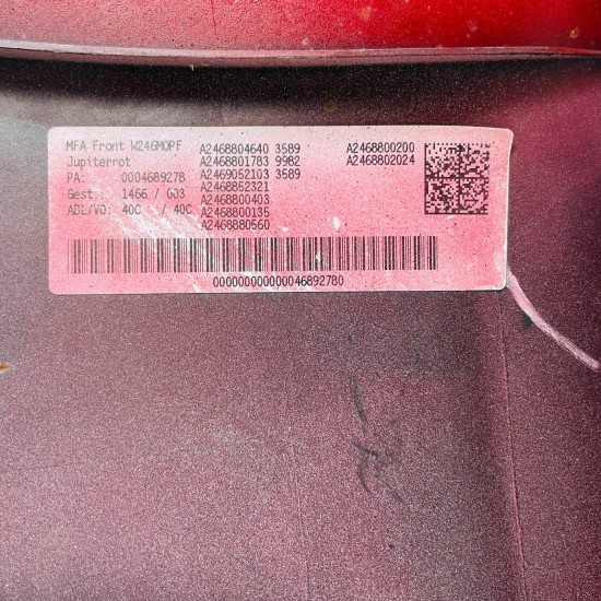 Mercedes B Class Front Bumper W246 Sport A2468854325 Genuine | 2015-2018 [aw89]