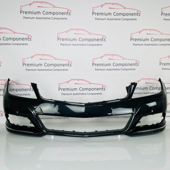 Mercedes C Class Front Bumper W204 Genuine Black A2048805547 | 2010-2014 [Ba100]