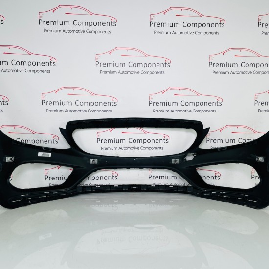Mercedes C Class Front Bumper W205 Amg Line Genuine A2058850925 2014-2018 [Bb57]