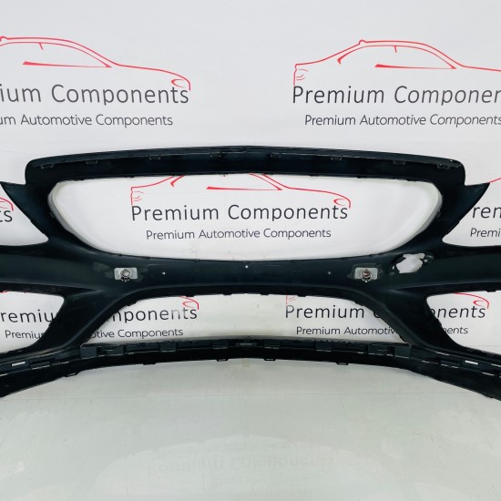 Mercedes C Class Front Bumper W205 Amg Line Genuine A2058850925 2014-2018 [Bb57]