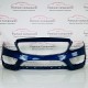 Mercedes C Class Front Bumper W205 Amg Line Blue Genuine A2058850925 | 2014-2018