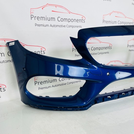 Mercedes C Class Front Bumper W205 Amg Line Blue Genuine A2058850925 | 2014-2018