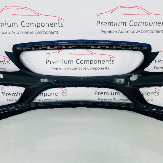 Mercedes C Class Front Bumper W205 Amg Line Blue Genuine A2058850925 | 2014-2018
