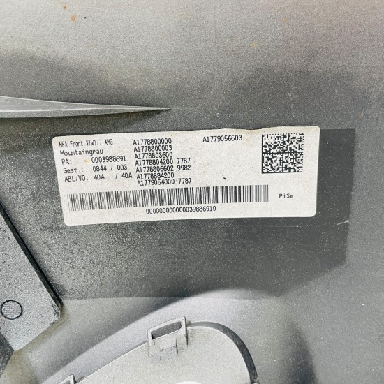 Mercedes A Class Front Bumper W177 Se Genuine Grey A1778853600 | 2018-2022 [Bf55 Mercedes A Class Front Bumper W177 Se Genuine Grey A1778853600 | 2018-2022 [Bf55