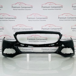Mercedes C Class Front Bumper W205 Se Genuine Black A2058850125 | 2014-2018