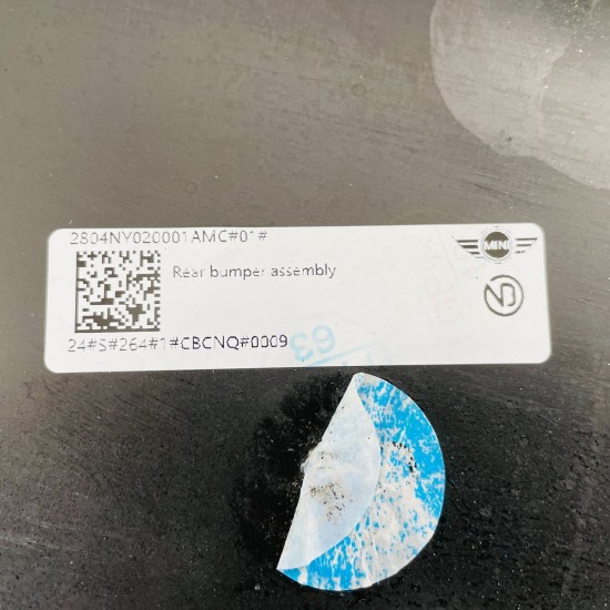 Mini Cooper Rear Bumper Genuine Black F66 2024 - 2025 [am46]