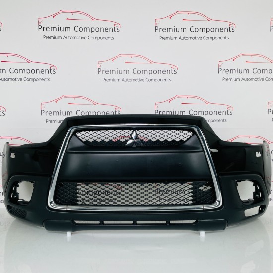 Mitsubishi Asx Front Bumper Mk1 Genuine Black With Jets 2010 - 2012 [ap46]